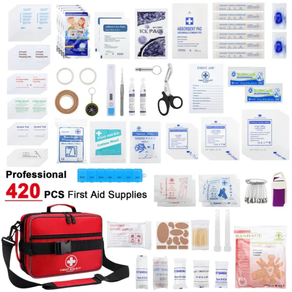 Poygik Premium 420 Piece Large First Aid Kit - Image 2