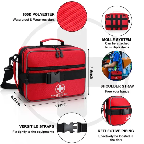 Poygik Premium 420 Piece Large First Aid Kit - Image 3