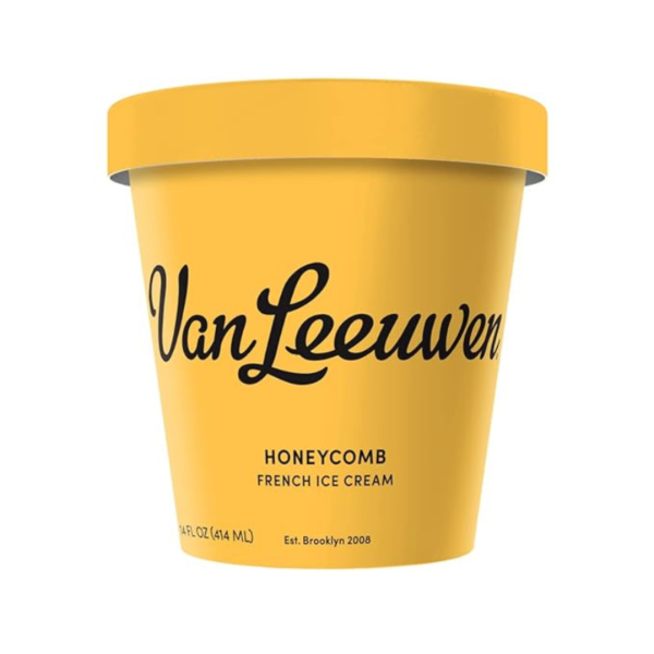 Van Leeuwen Premium Honeycomb French Ice Cream, 14 oz (Frozen)