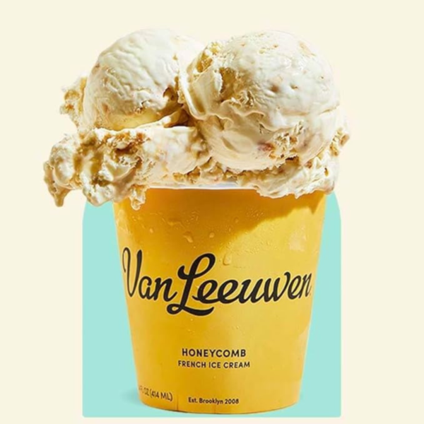 Van Leeuwen Premium Honeycomb French Ice Cream, 14 oz (Frozen) - Image 3