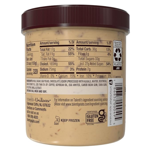 Talenti Ice Cream, Coffee Chocolate Chip, 16 oz (Frozen) - Image 2